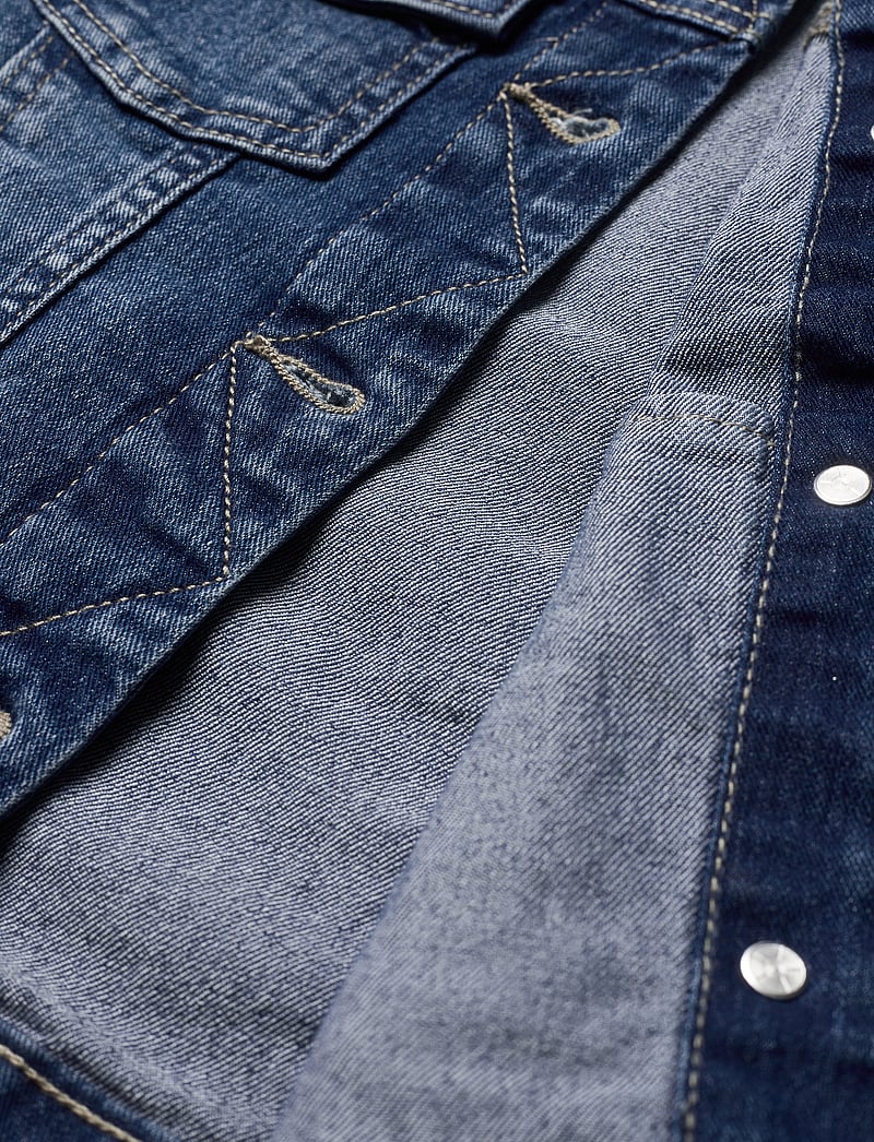 Kids Only - KOGSARA MED BLUE DNM JACKET NOOS - teksa ja velvet - medium blue denim - 5