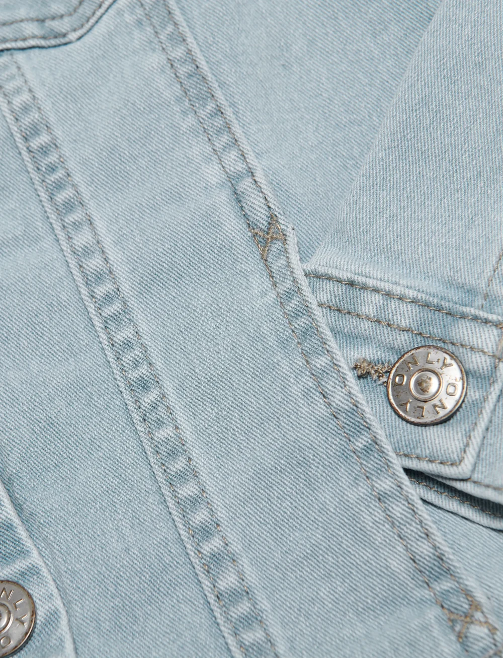 Kids Only - KOGSARA LIGHT BLUE DNM JACKET NOOS - denimjakker - light blue denim - 4