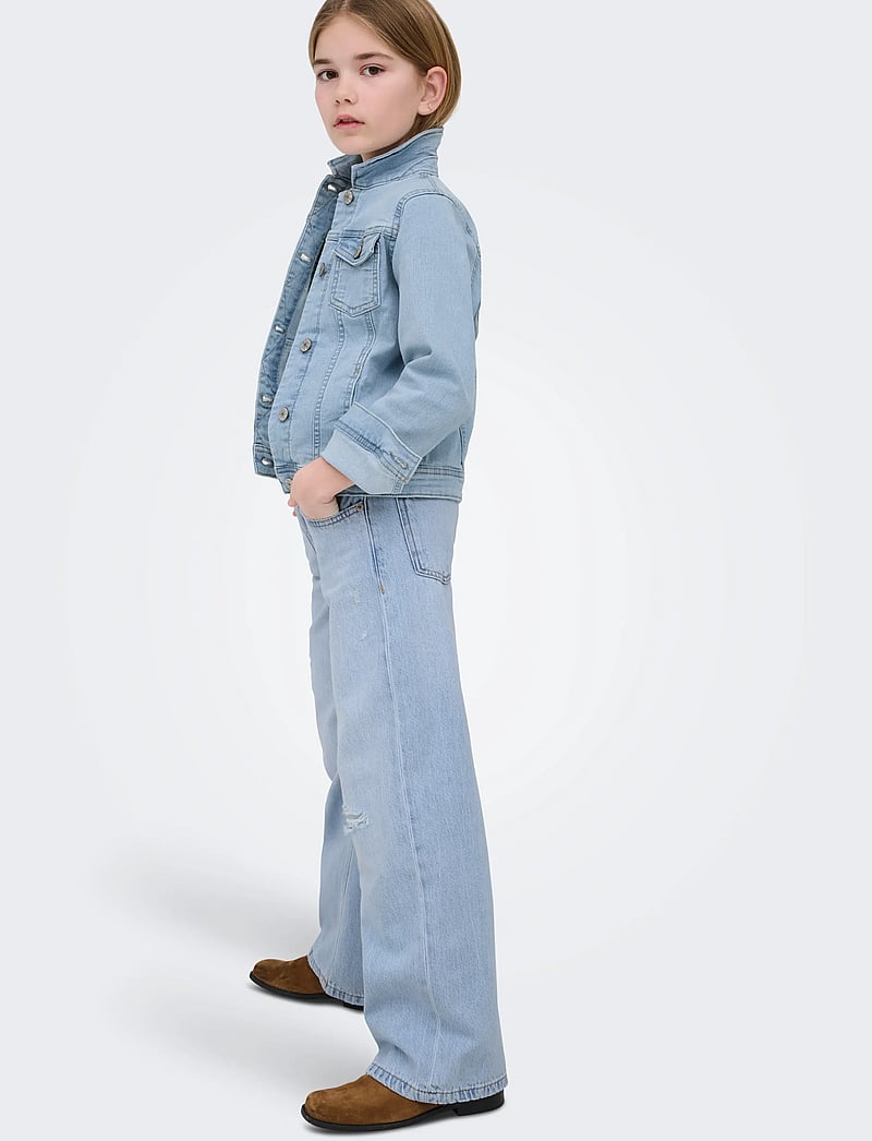 Kids Only - KOGSARA LIGHT BLUE DNM JACKET NOOS - jeansjacken - light blue denim - 5