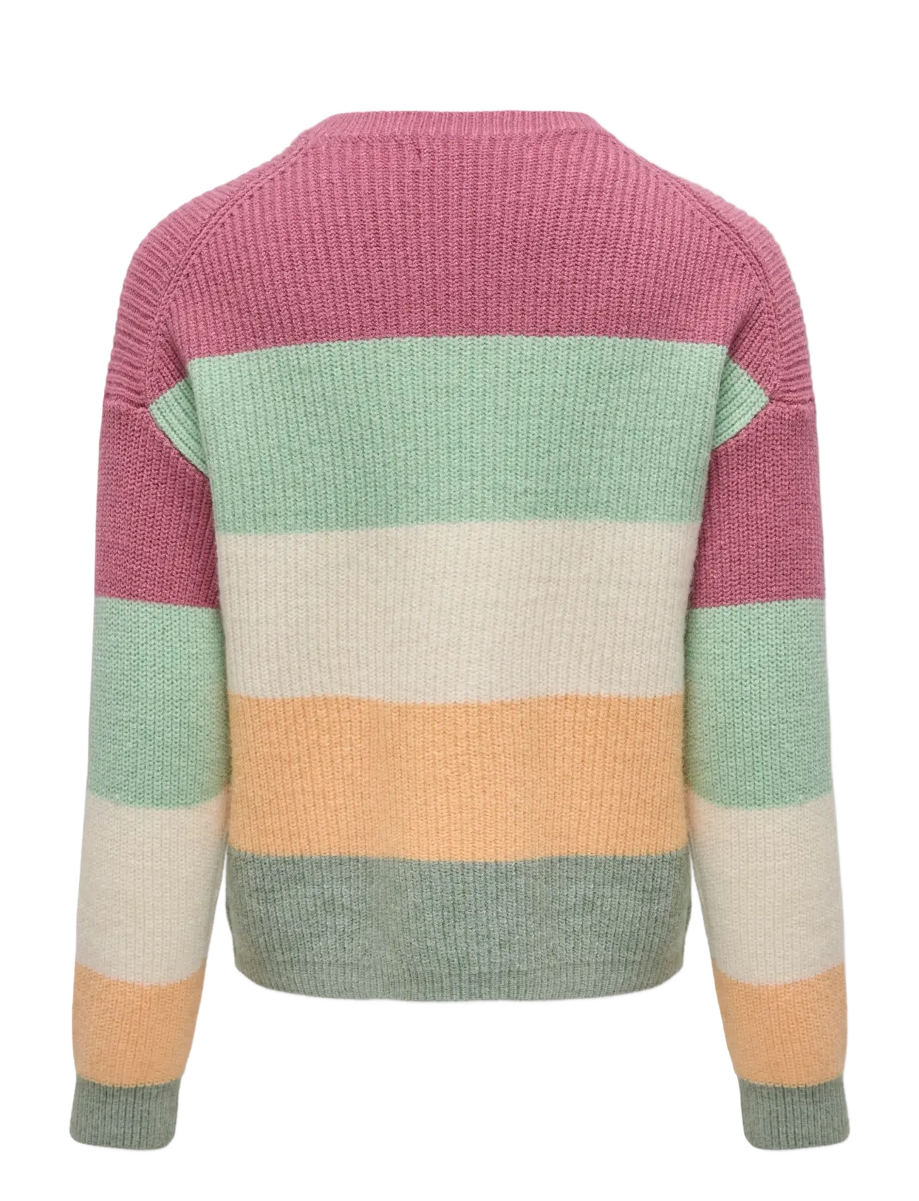 Kids Only - KOGSANDY L/S STRIPE PULLOVER KNT NOOS - stickade tröjor - heather rose - 2