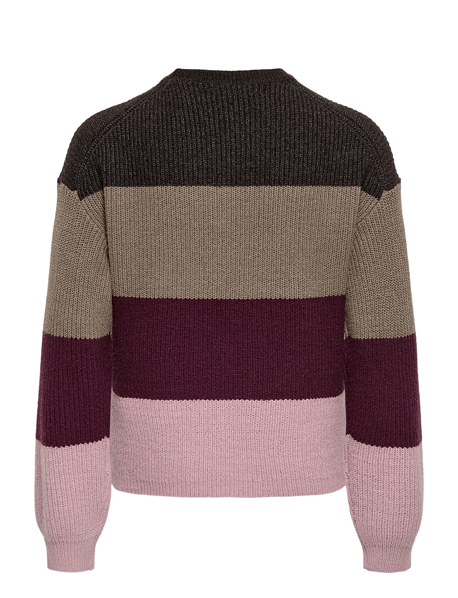 Kids Only - KOGSANDY L/S STRIPE PULLOVER KNT NOOS - trøjer - keepsake lilac - 1