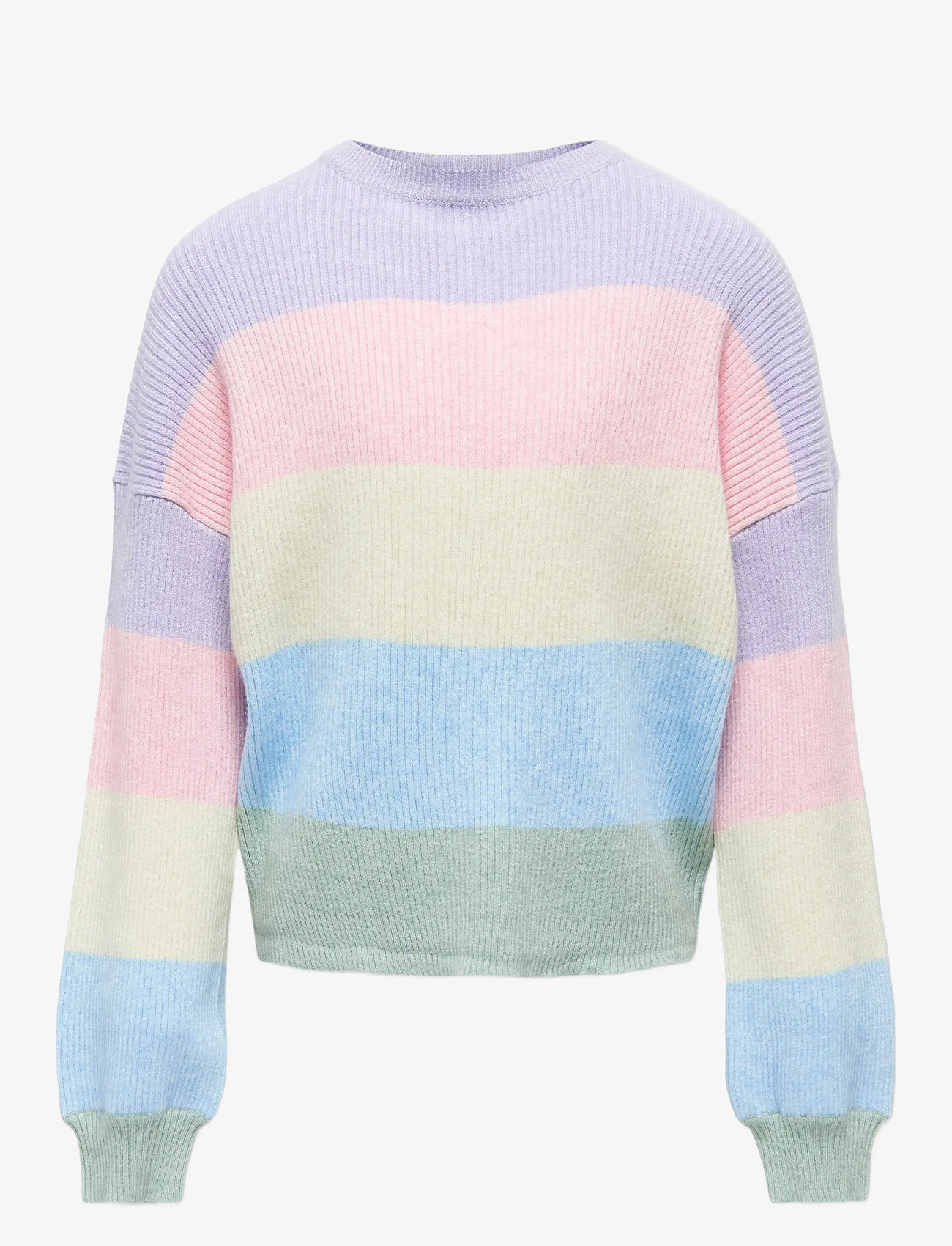 Kids Only - KOGSANDY L/S STRIPE PULLOVER KNT NOOS - jumpers - lavendula - 1