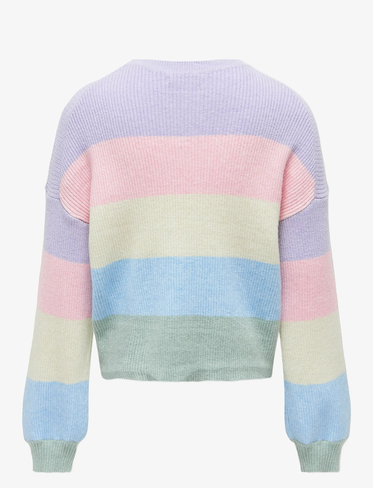 Kids Only - KOGSANDY L/S STRIPE PULLOVER KNT NOOS - jumpers - lavendula - 2