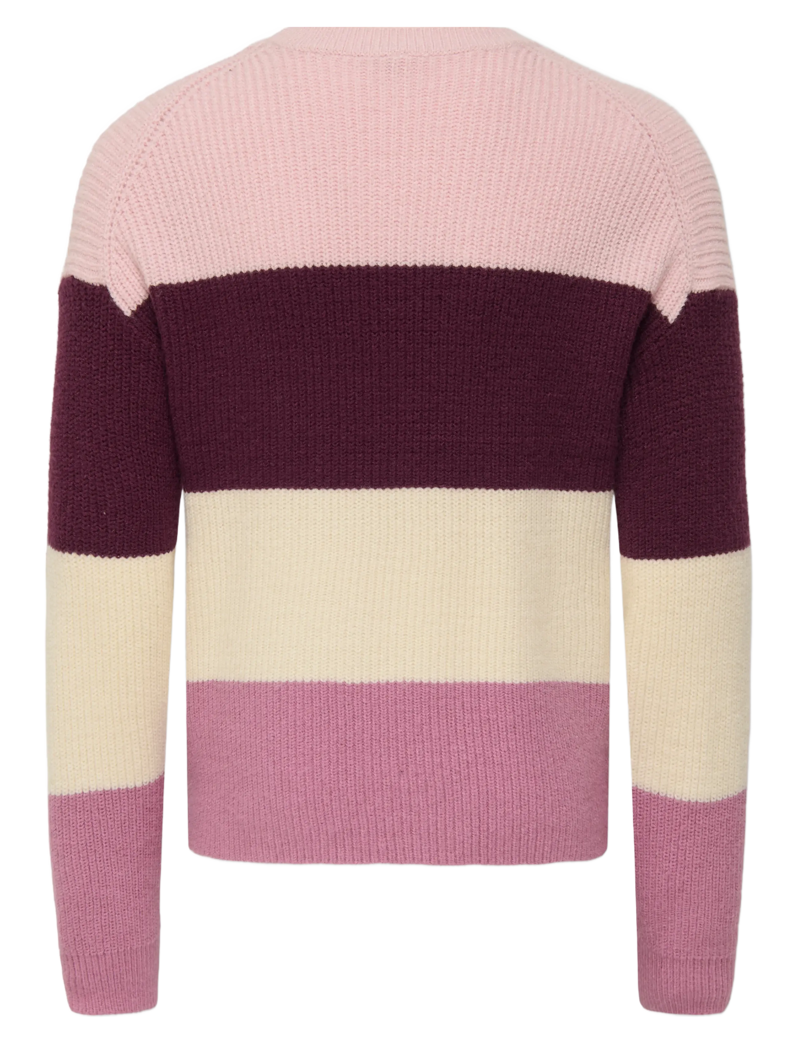 Kids Only - KOGSANDY L/S STRIPE PULLOVER KNT NOOS - jumpers - mauve wine - 2