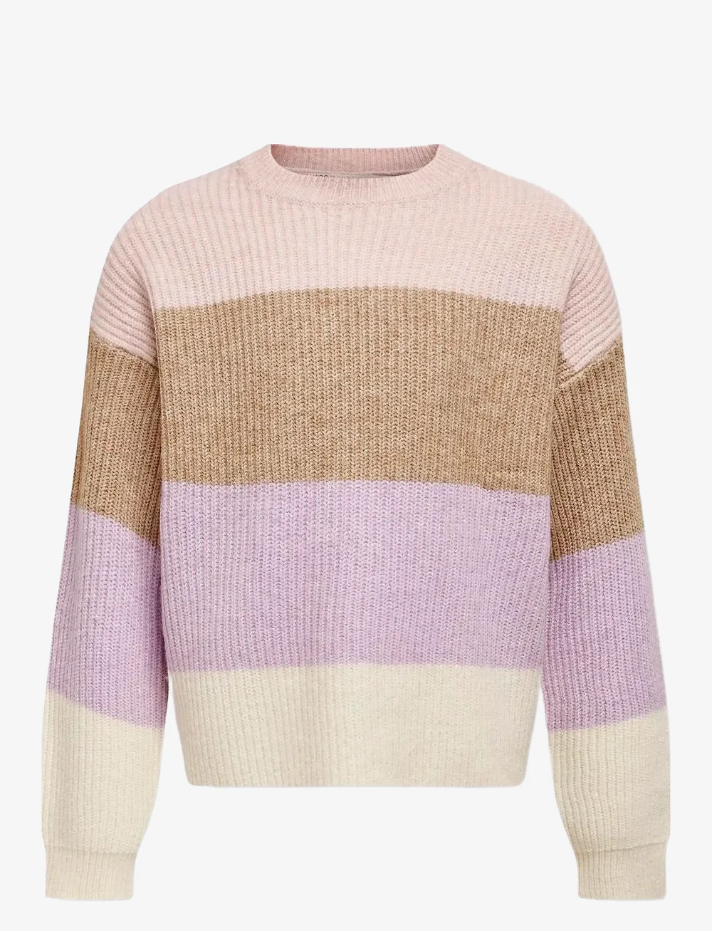 Kids Only - KONSANDY L/S STRIPE PULLOVER CP KNT - džemprid - sepia rose - 1