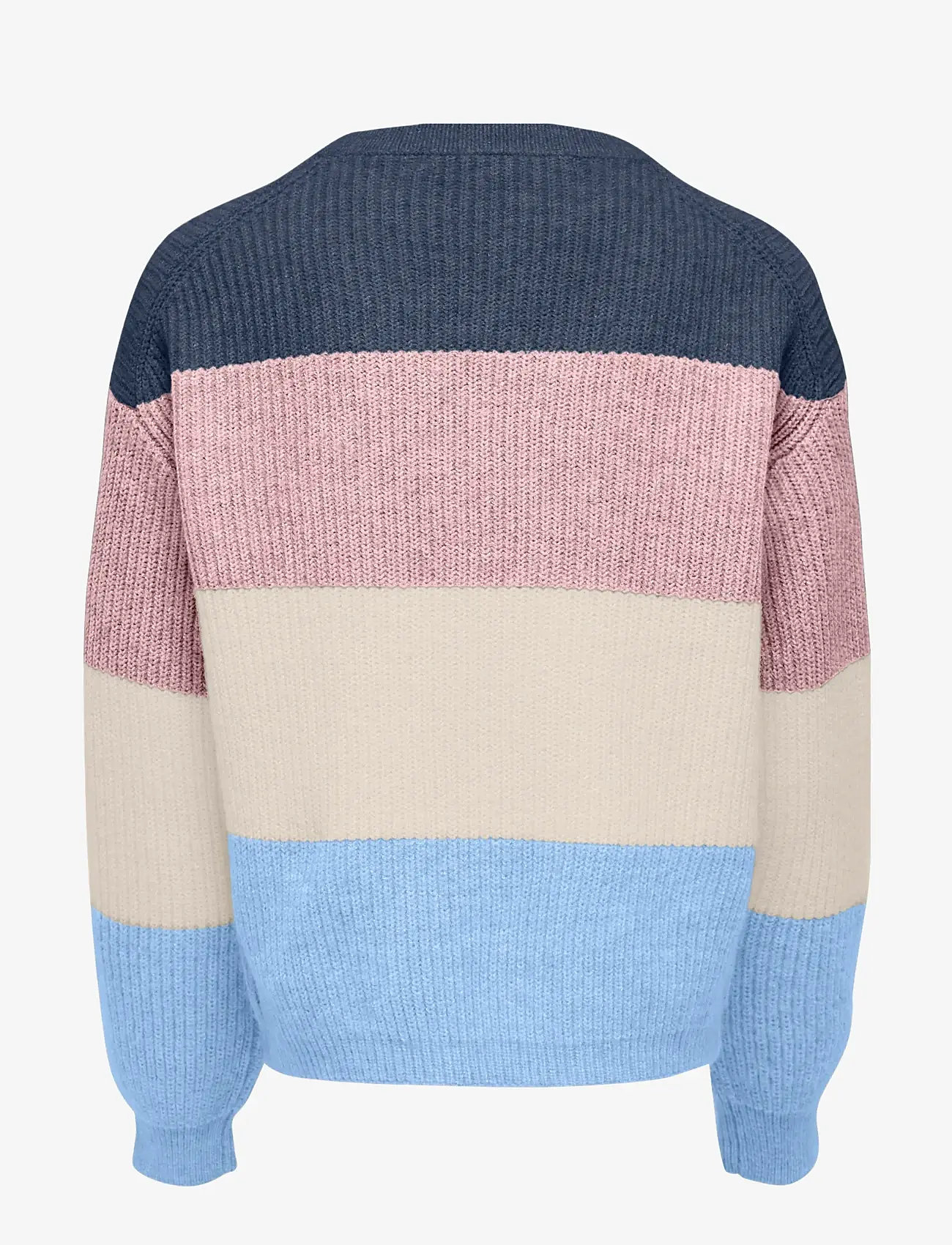 Kids Only - KOGSANDY L/S STRIPE PULLOVER KNT NOOS - neulepuserot - vintage indigo - 1