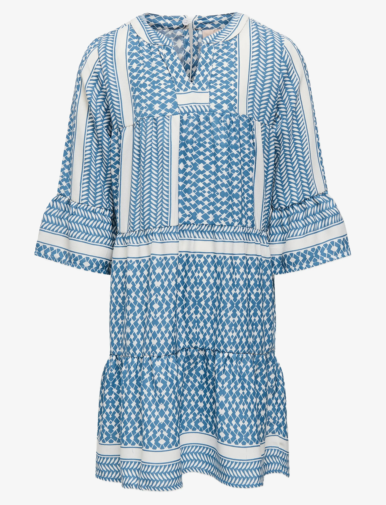 Kids Only - KOGALBERTE LIFE 3/4 DRESS PTM - langærmede hverdagskjoler - coronet blue - 1