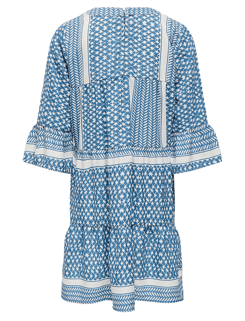 Kids Only - KOGALBERTE LIFE 3/4 DRESS PTM - langärmelige freizeitkleider - coronet blue - 2