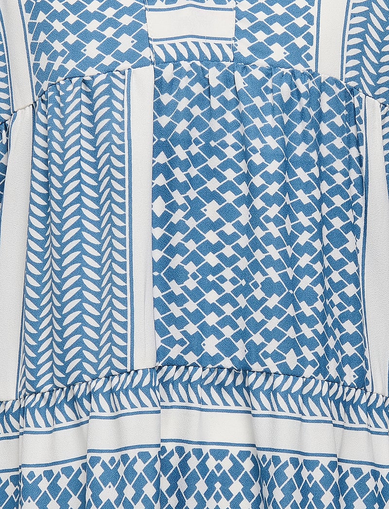 Kids Only - KOGALBERTE LIFE 3/4 DRESS PTM - langärmelige freizeitkleider - coronet blue - 4