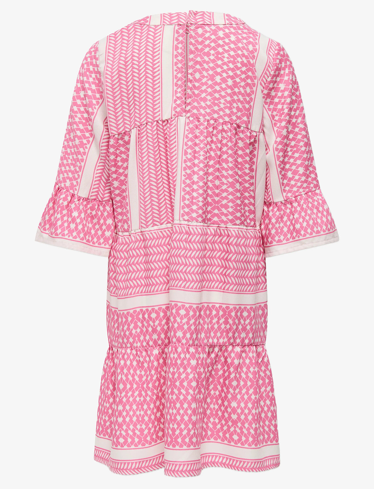 Kids Only - KOGALBERTE LIFE 3/4 DRESS PTM - langærmede hverdagskjoler - fuchsia pink - 1