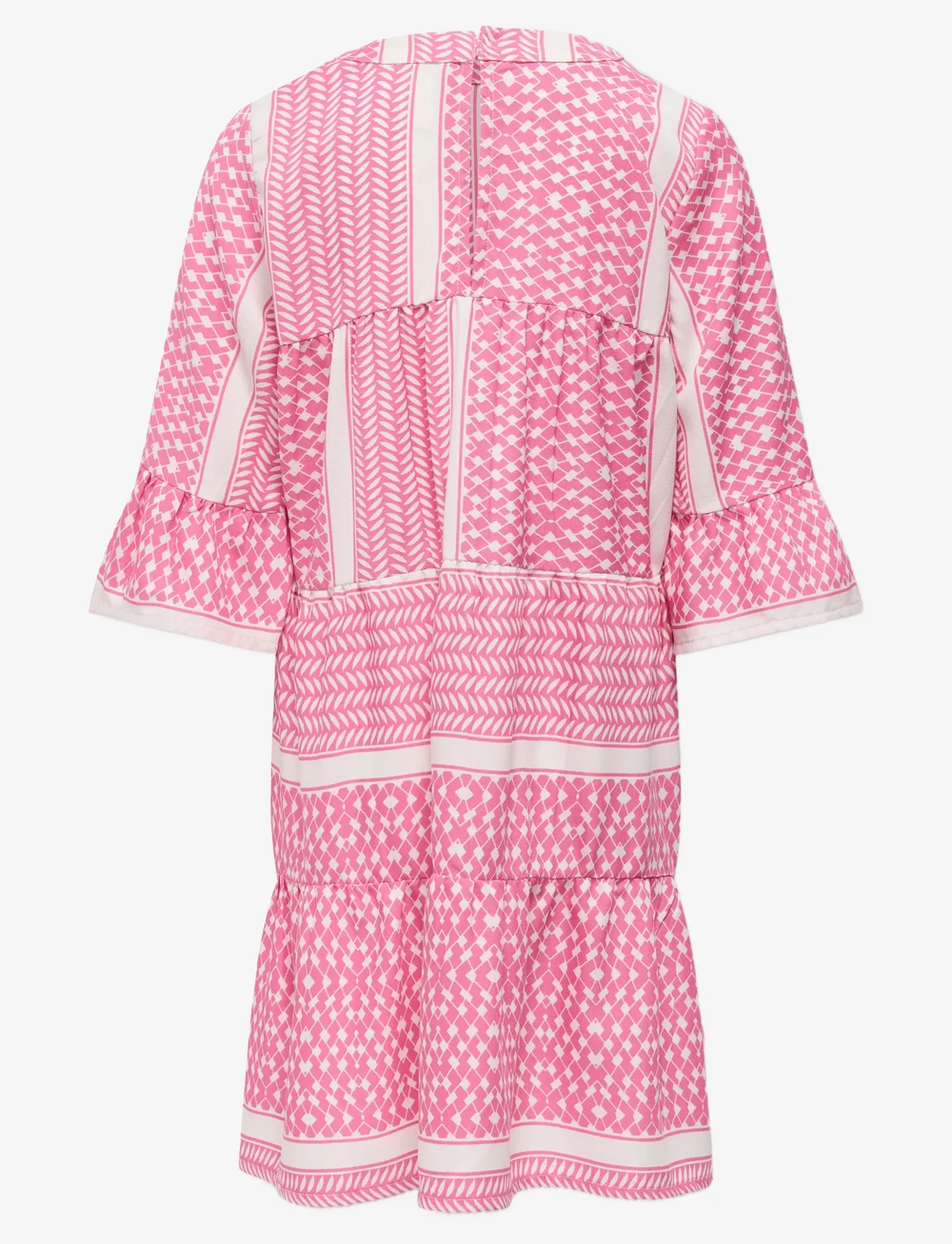 Kids Only - KOGALBERTE LIFE 3/4 DRESS PTM - långärmade vardagsklänningar - fuchsia pink - 1