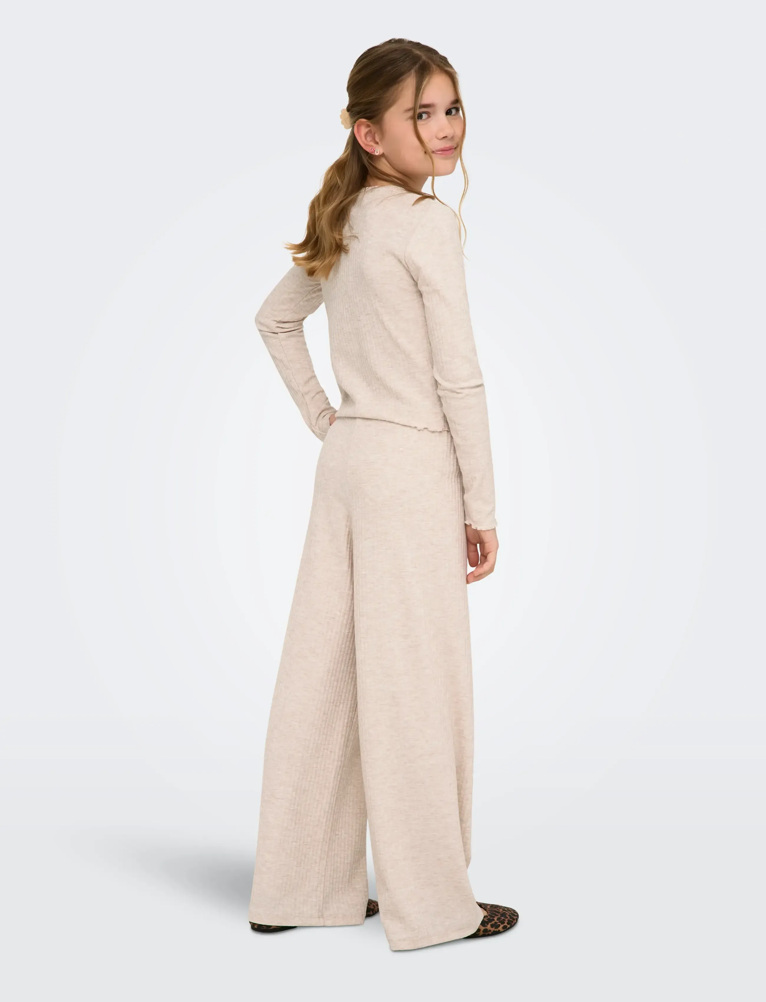 Kids Only - KOGNELLA PANT JRS NOOS - joggings - pumice stone - 3