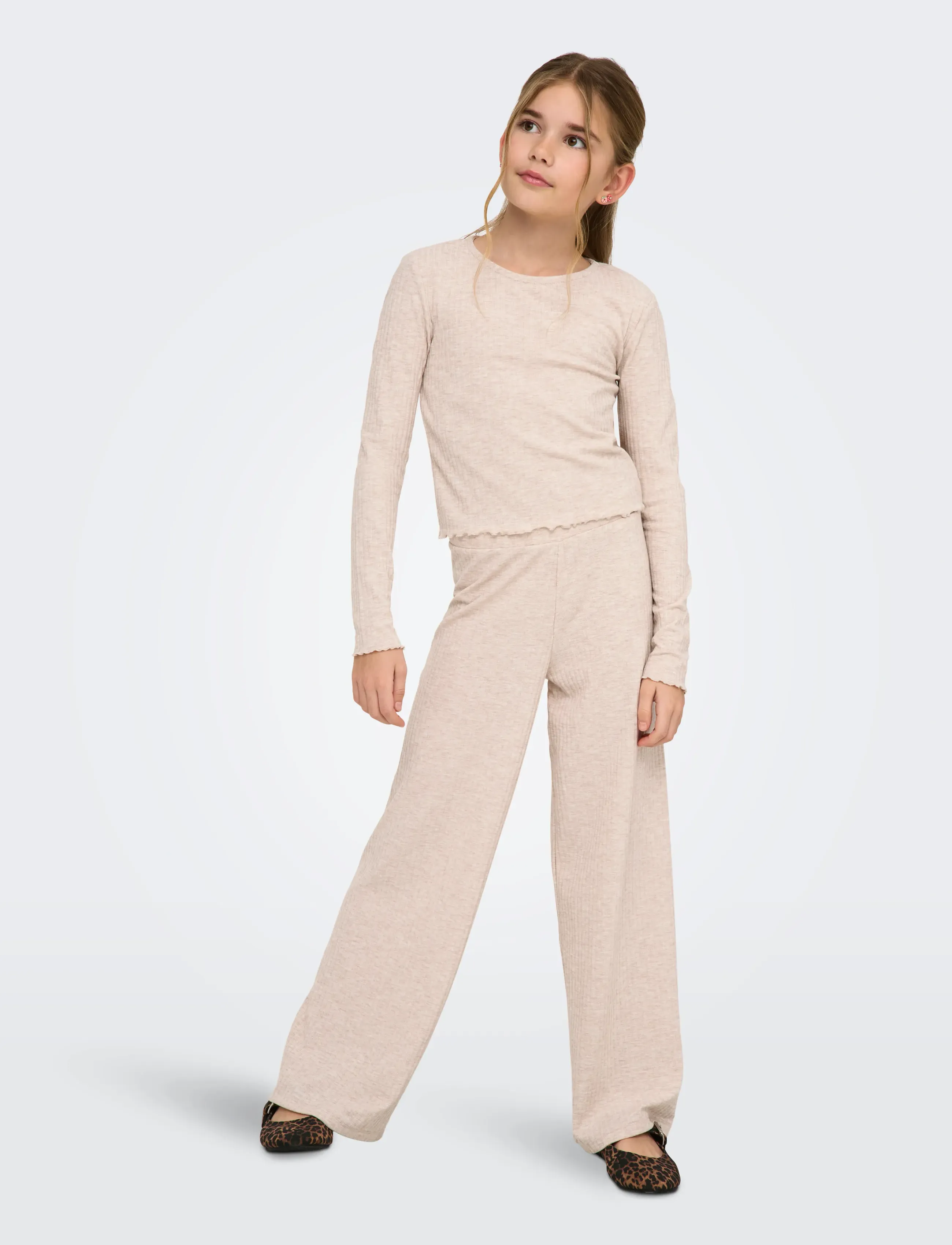 Kids Only - KOGNELLA PANT JRS NOOS - joggings - pumice stone - 4