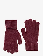 KOGSOFIA KNIT WOOL GLOVES - DRY ROSE