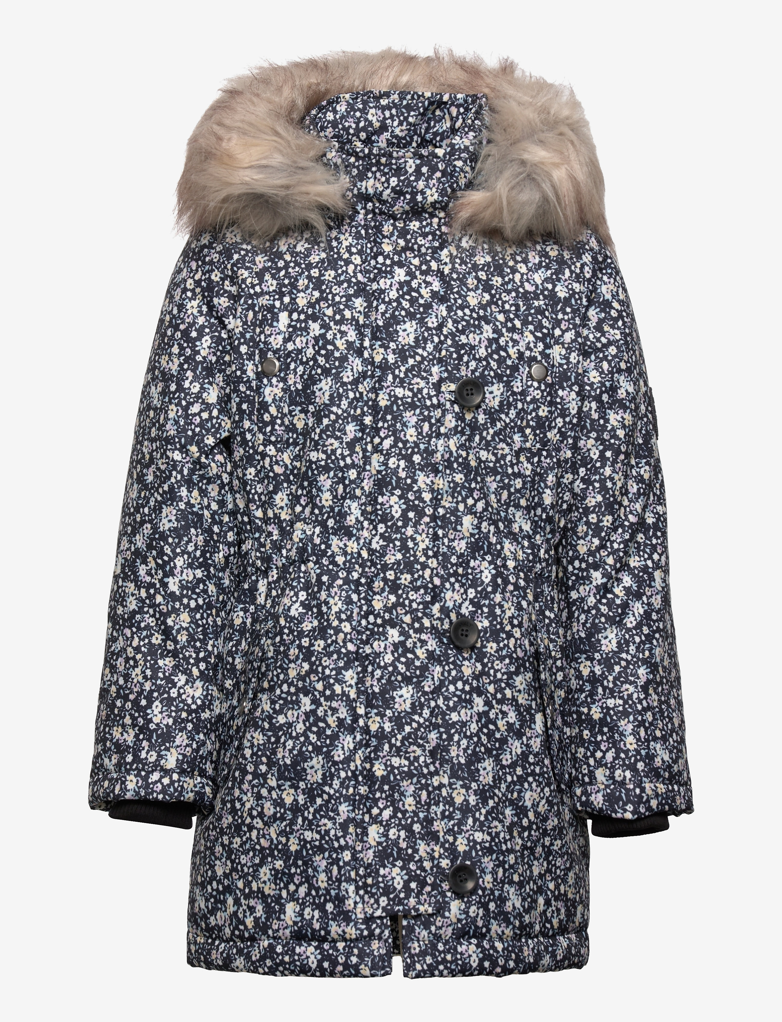 Kids Only - KONIRIS FUR PARKA AOP CP OTW - night sky - 0