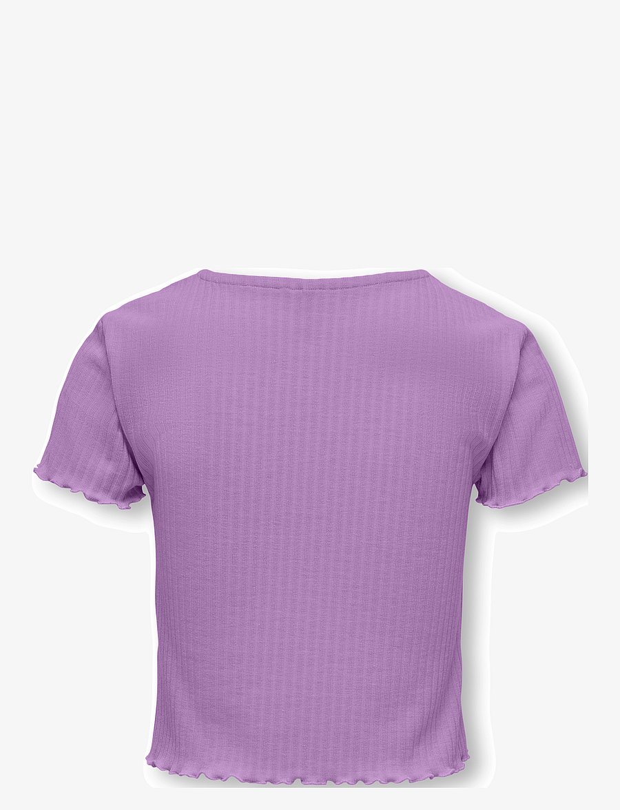 Kids Only - KOGNELLA S/S O-NECK TOP NOOS JRS - kortærmede t-shirts - african violet - 1