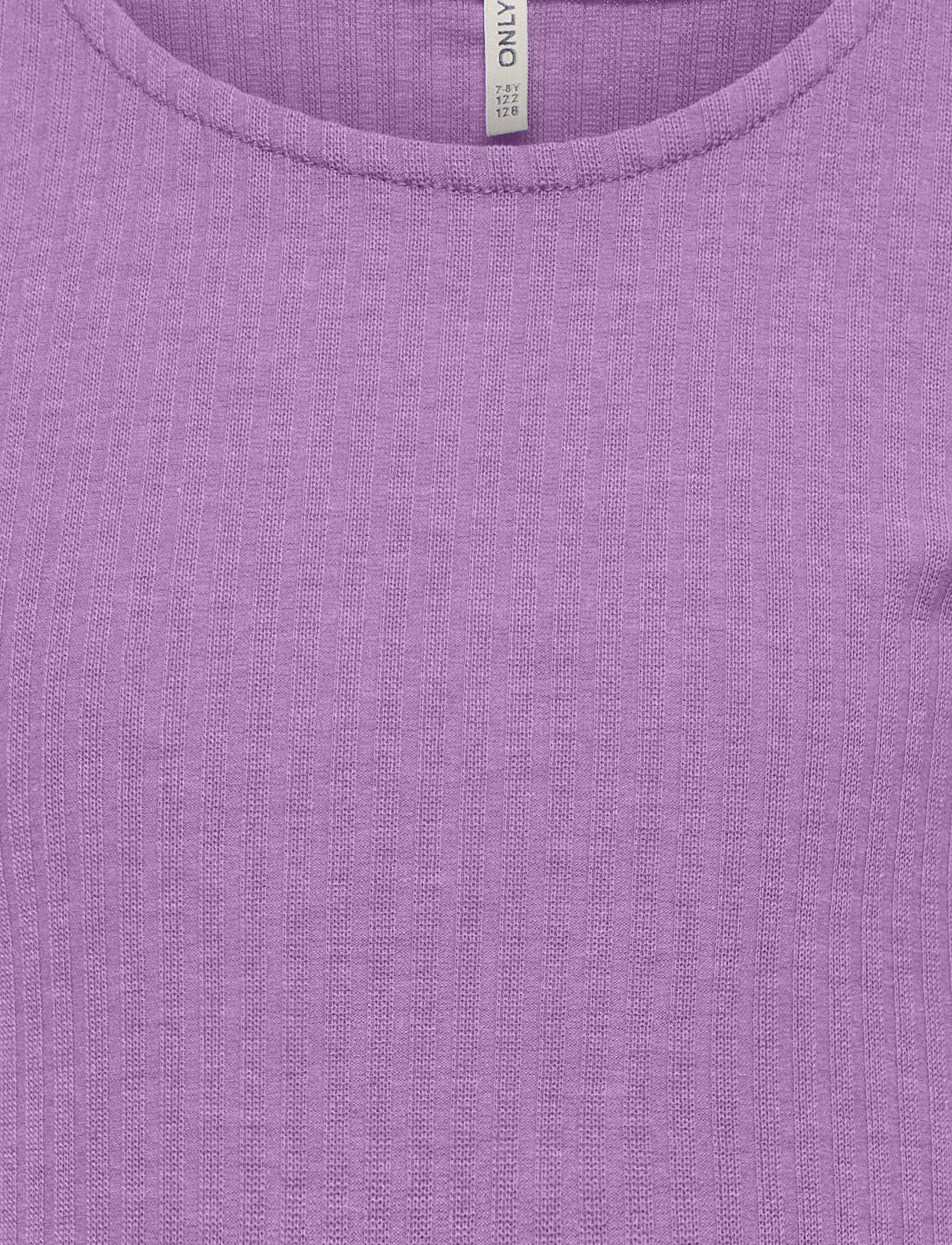 Kids Only - KOGNELLA S/S O-NECK TOP NOOS JRS - kortærmede t-shirts - african violet - 2