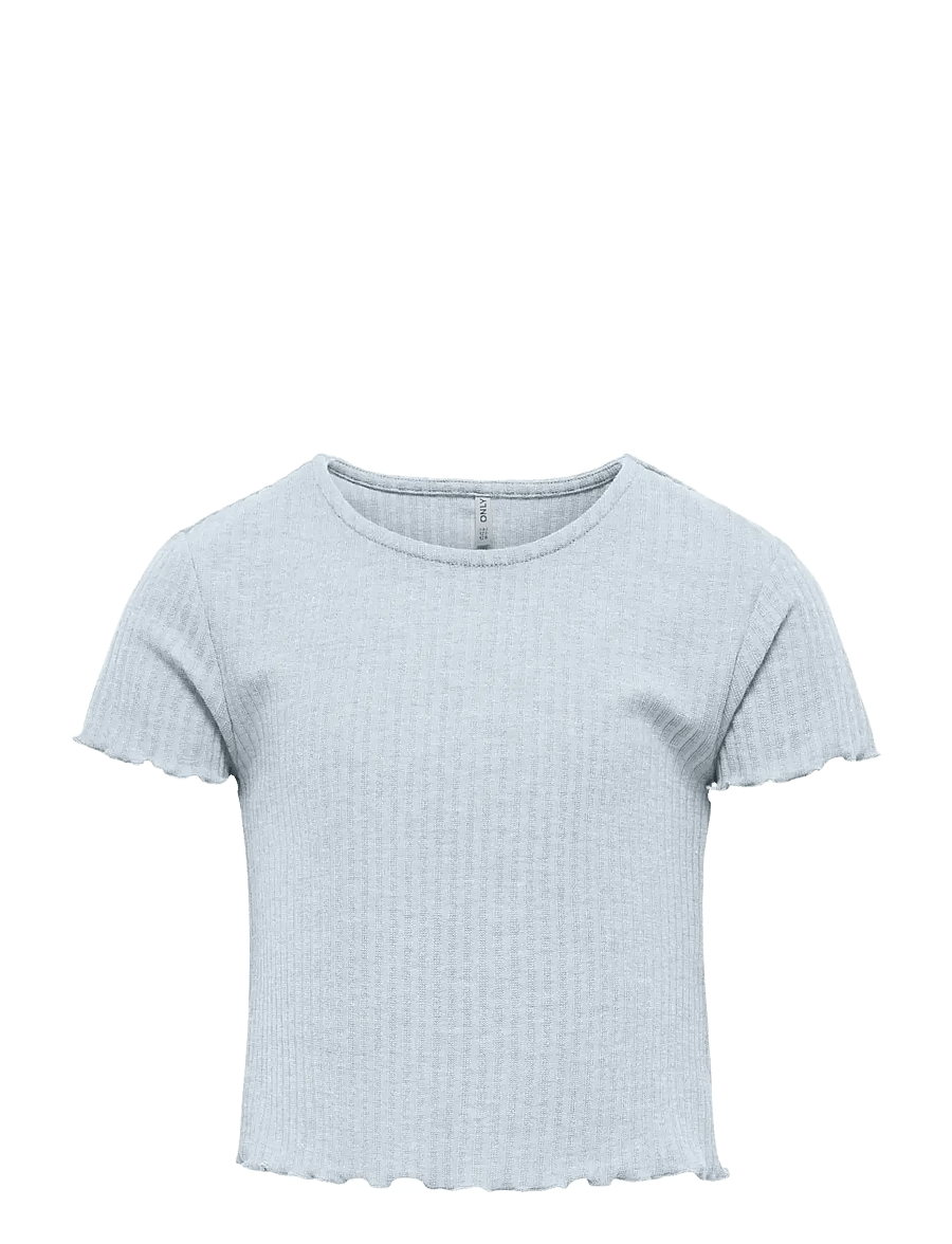 Kids Only - KOGNELLA S/S O-NECK TOP NOOS JRS - lühikeste varrukatega t-särgid - ballad blue - 0