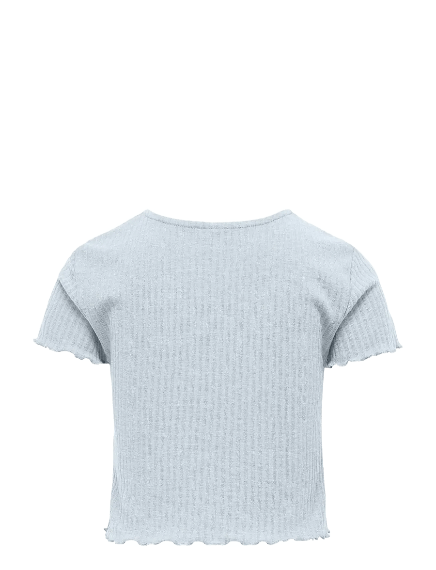 Kids Only - KOGNELLA S/S O-NECK TOP NOOS JRS - lühikeste varrukatega t-särgid - ballad blue - 1