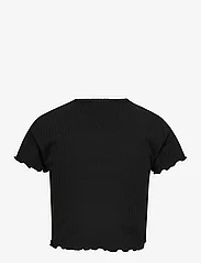 Kids Only - KOGNELLA S/S O-NECK TOP NOOS JRS - short-sleeved t-shirts - black - 1
