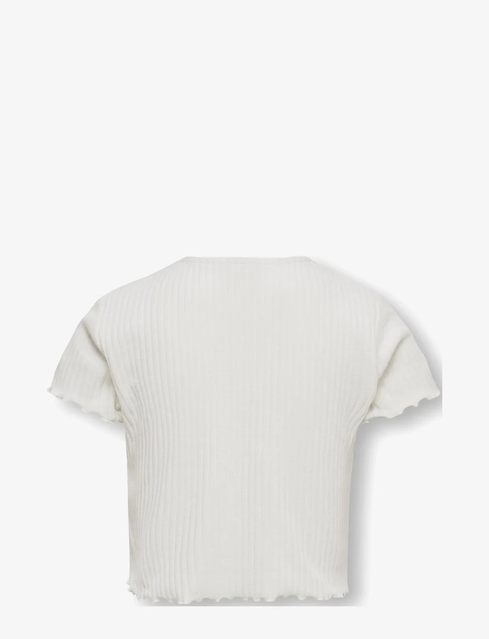 Kids Only - KOGNELLA S/S O-NECK TOP NOOS JRS - kortærmede t-shirts - cloud dancer - 2
