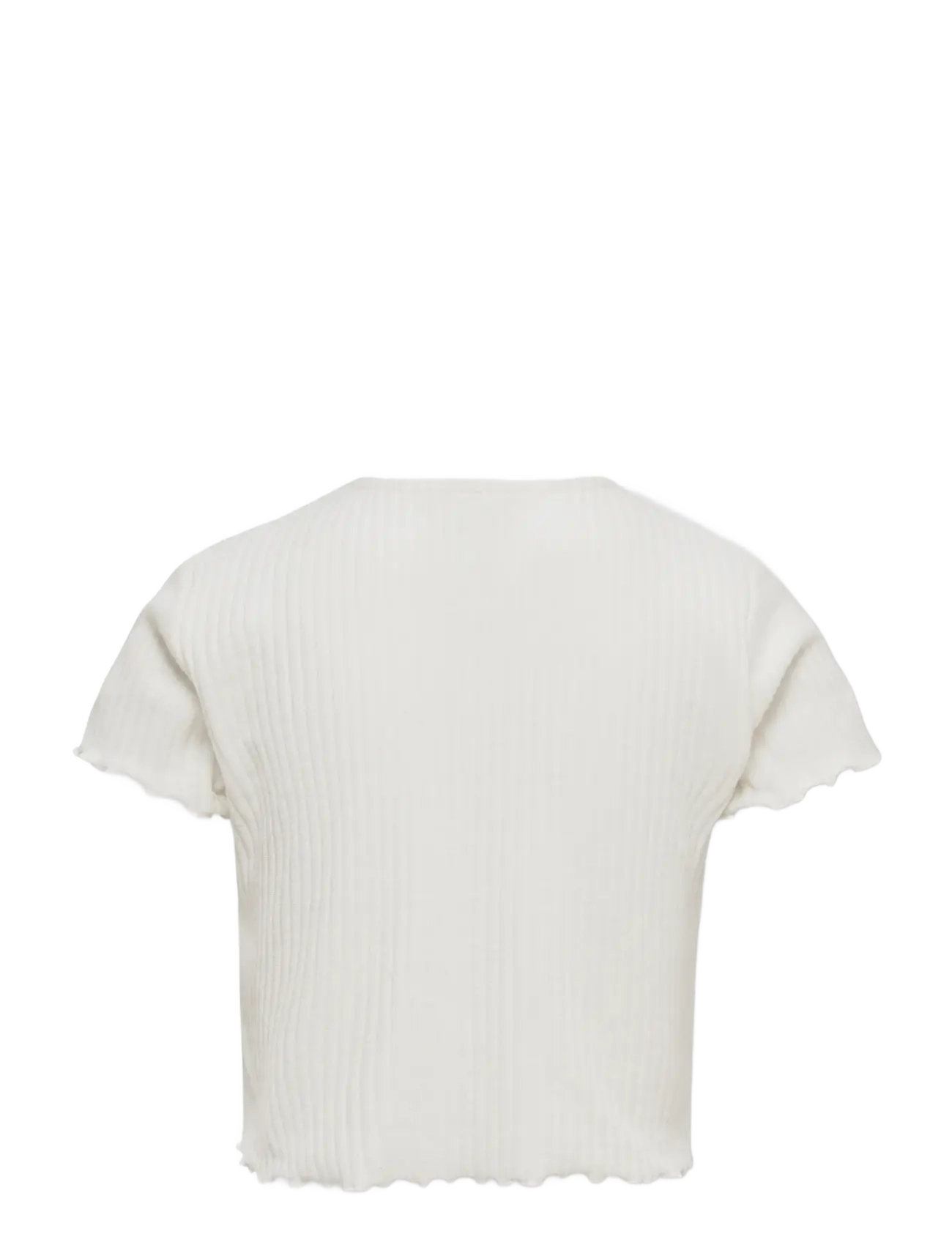 Kids Only - KOGNELLA S/S O-NECK TOP NOOS JRS - lühikeste varrukatega t-särgid - cloud dancer - 2