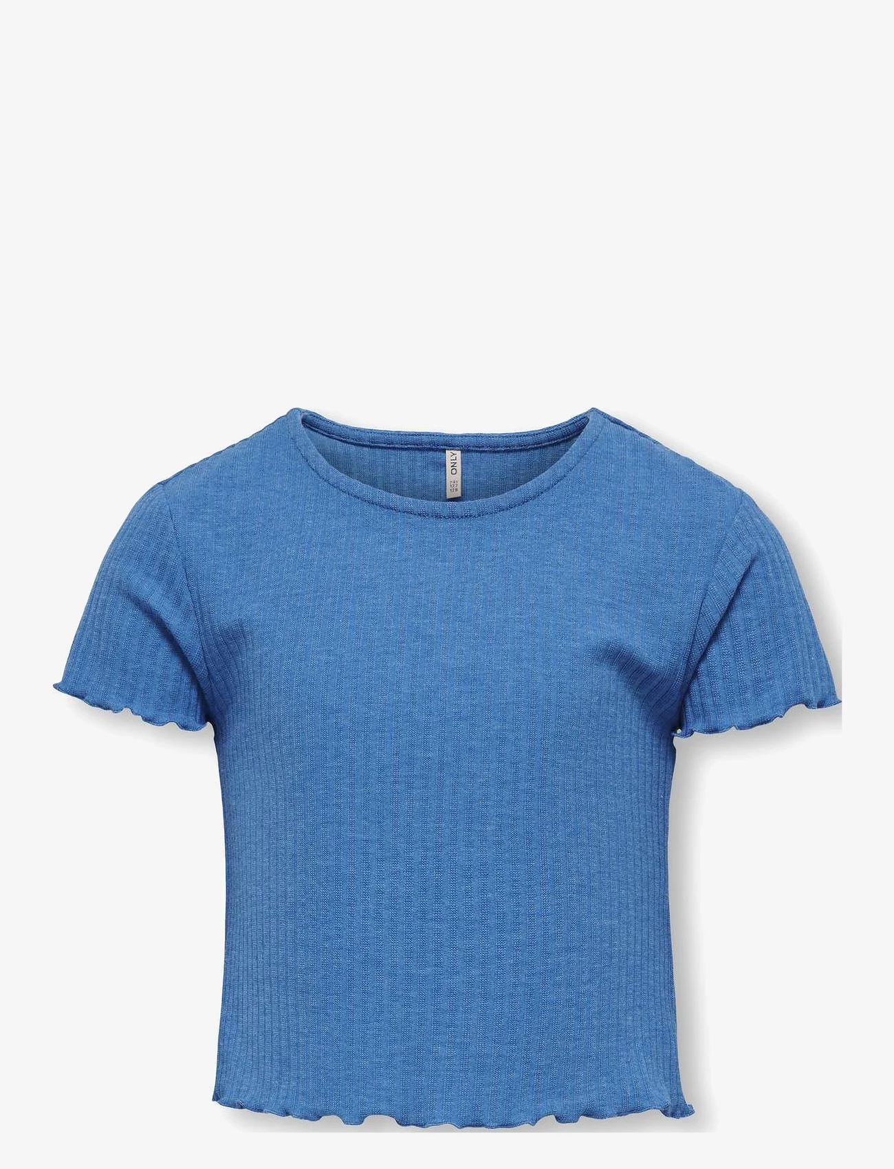 Kids Only - KOGNELLA S/S O-NECK TOP NOOS JRS - kortærmede t-shirts - french blue - 0