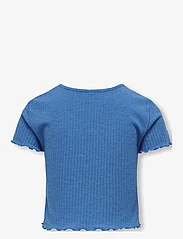 Kids Only - KOGNELLA S/S O-NECK TOP NOOS JRS - kortærmede t-shirts - french blue - 1