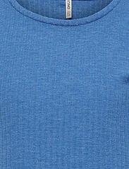 Kids Only - KOGNELLA S/S O-NECK TOP NOOS JRS - kortærmede t-shirts - french blue - 2