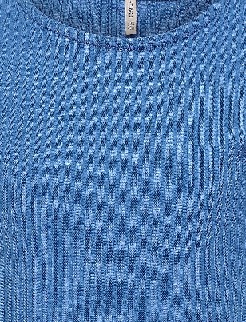 Kids Only - KOGNELLA S/S O-NECK TOP NOOS JRS - kurzärmelige - french blue - 3