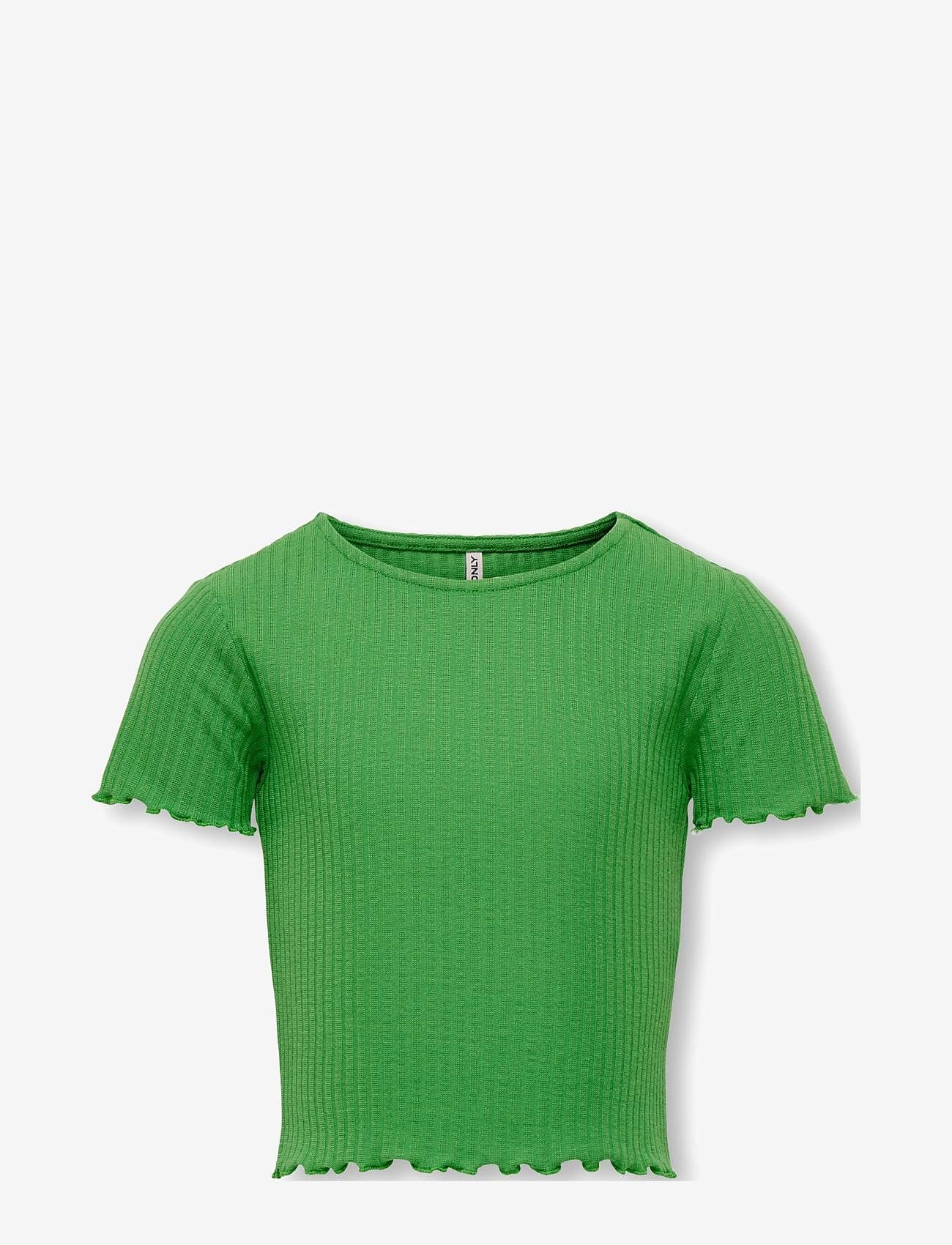 Kids Only - KOGNELLA S/S O-NECK TOP NOOS JRS - kortærmede t-shirts - island green - 0