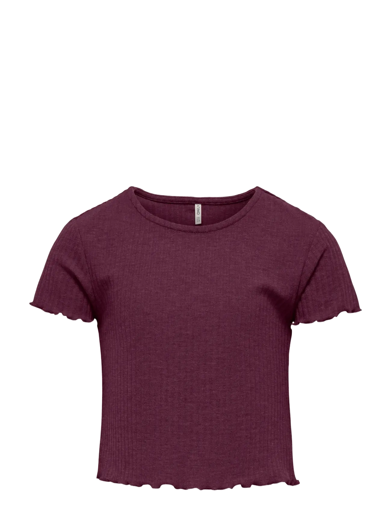 Kids Only KOGNELLA S/S O-NECK TOP NOOS JRS - Oberteile - MAUVE WINE / purple