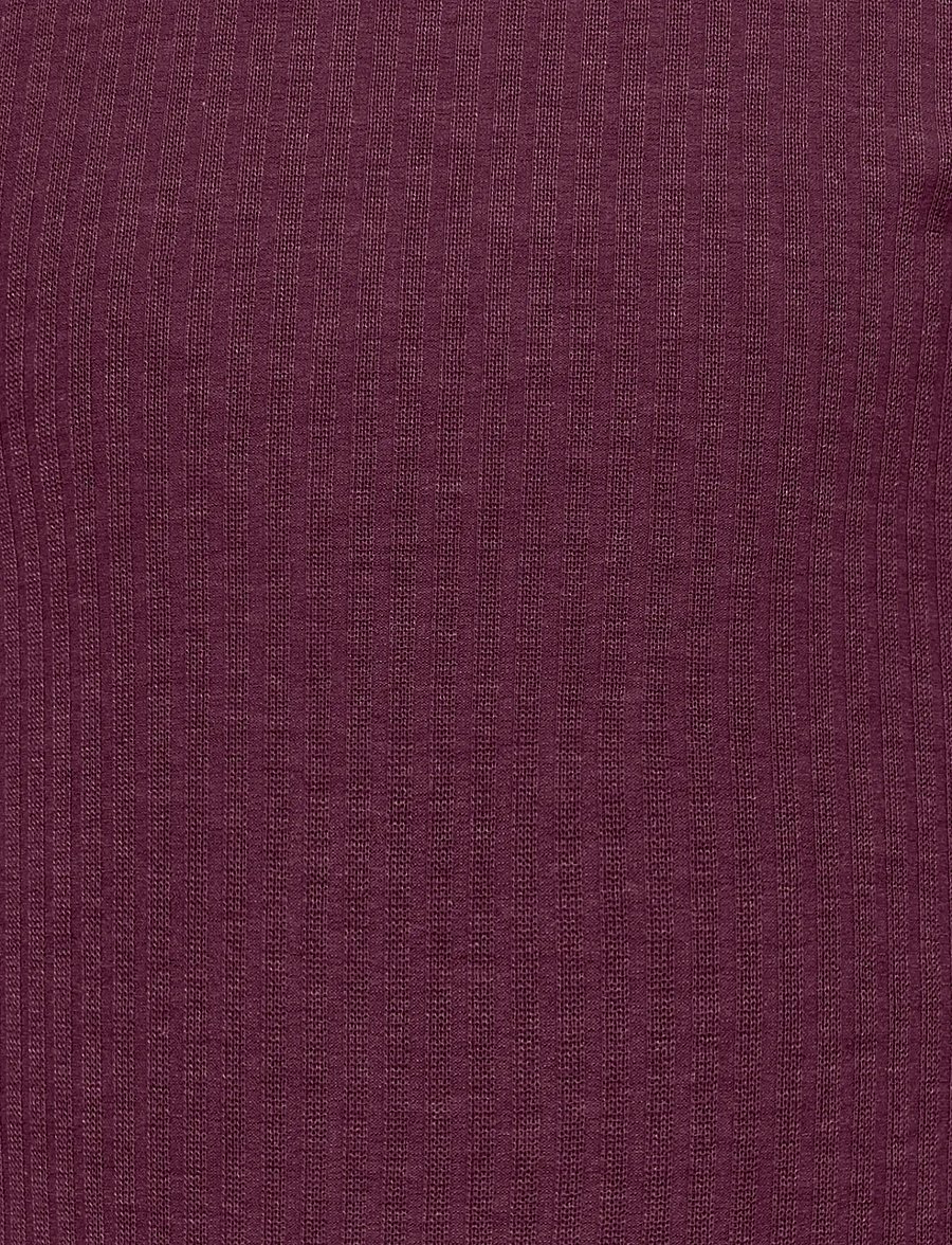 Kids Only - KOGNELLA S/S O-NECK TOP NOOS JRS - kortærmede t-shirts - mauve wine - 5