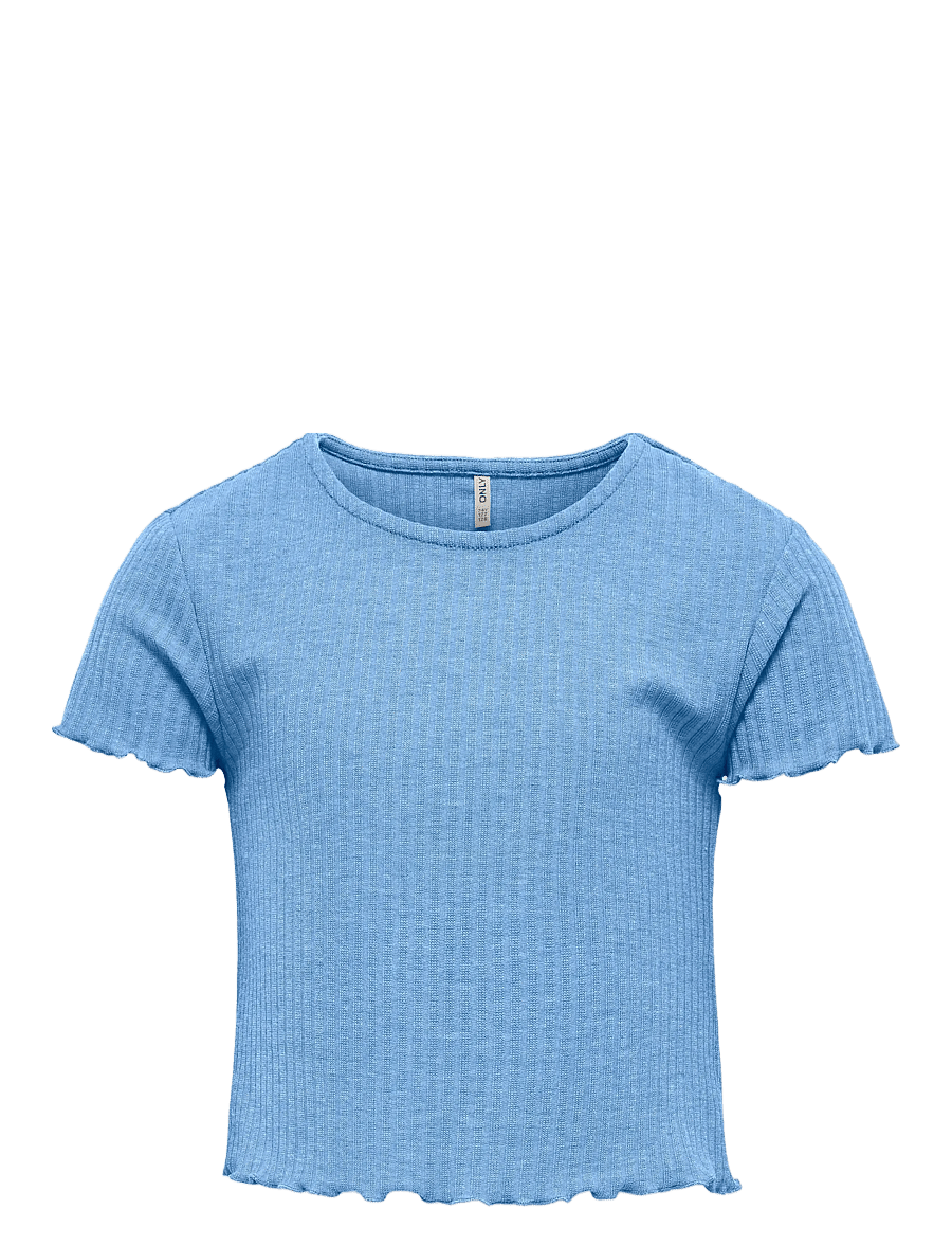 Kids Only - KOGNELLA S/S O-NECK TOP NOOS JRS - kortærmede t-shirts - open air - 1