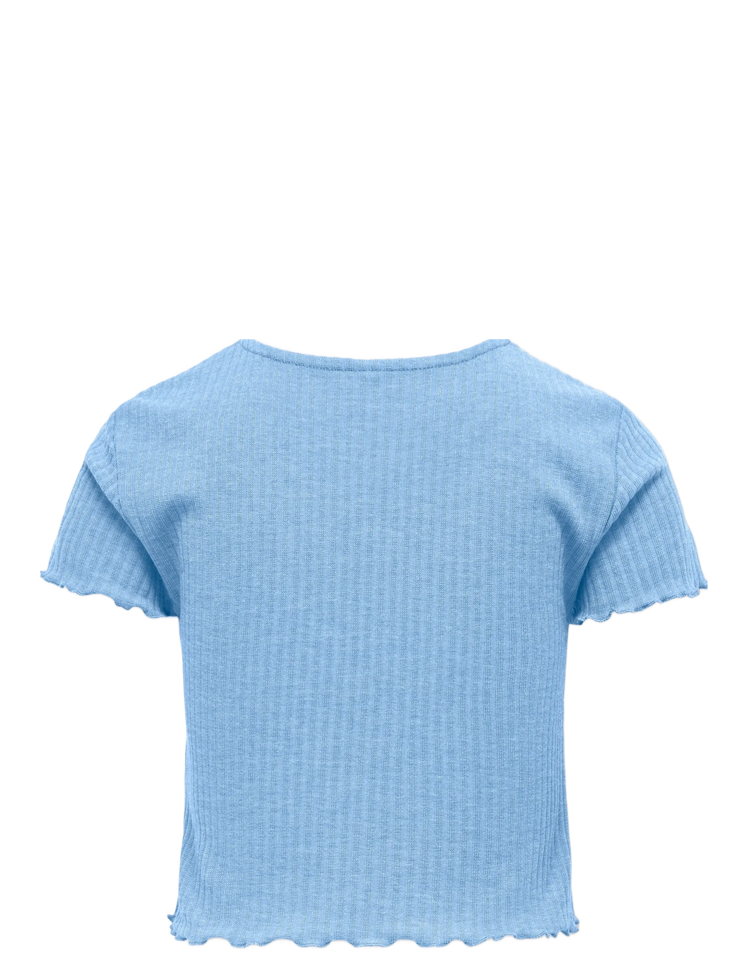 Kids Only - KOGNELLA S/S O-NECK TOP NOOS JRS - kortærmede t-shirts - open air - 2