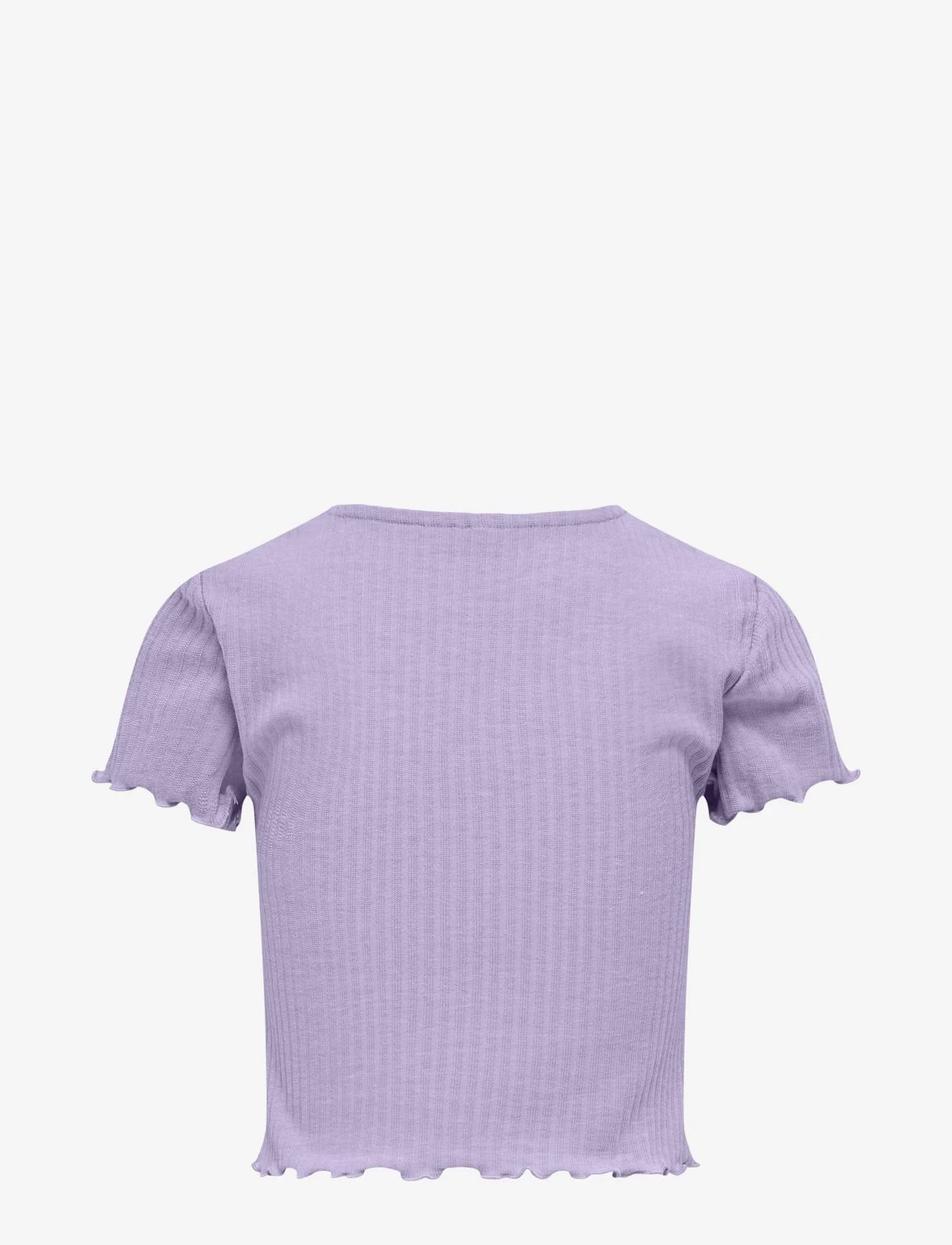 Kids Only - KOGNELLA S/S O-NECK TOP NOOS JRS - short-sleeved t-shirts - pastel lilac - 1
