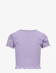 Kids Only - KOGNELLA S/S O-NECK TOP NOOS JRS - kortærmede t-shirts - pastel lilac - 1