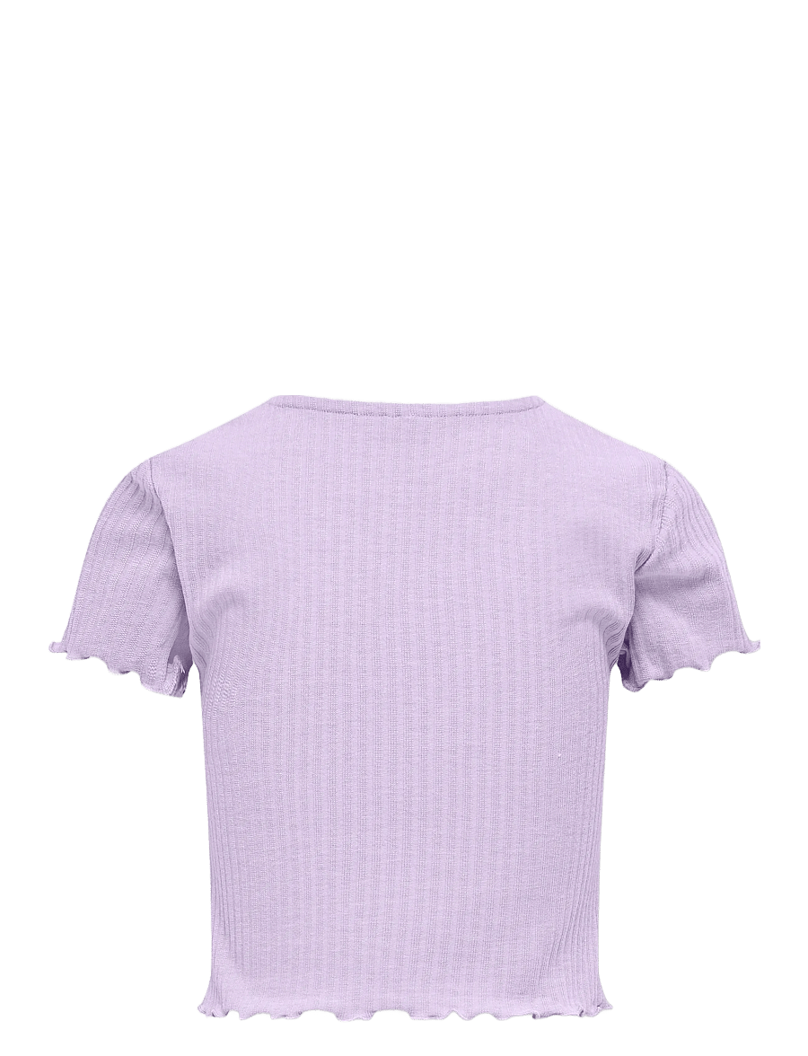 Kids Only - KOGNELLA S/S O-NECK TOP NOOS JRS - kortærmede t-shirts - pastel lilac - 1
