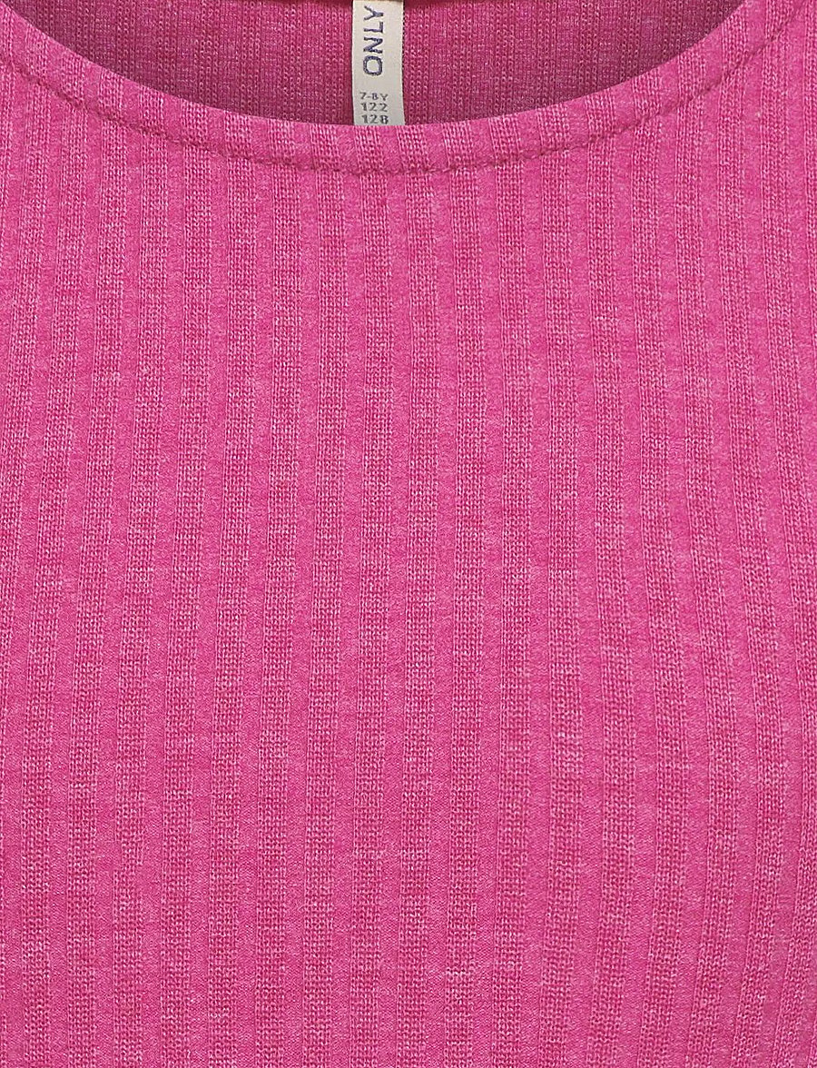 Kids Only - KOGNELLA S/S O-NECK TOP NOOS JRS - t-shirts à manches courtes - raspberry rose - 3