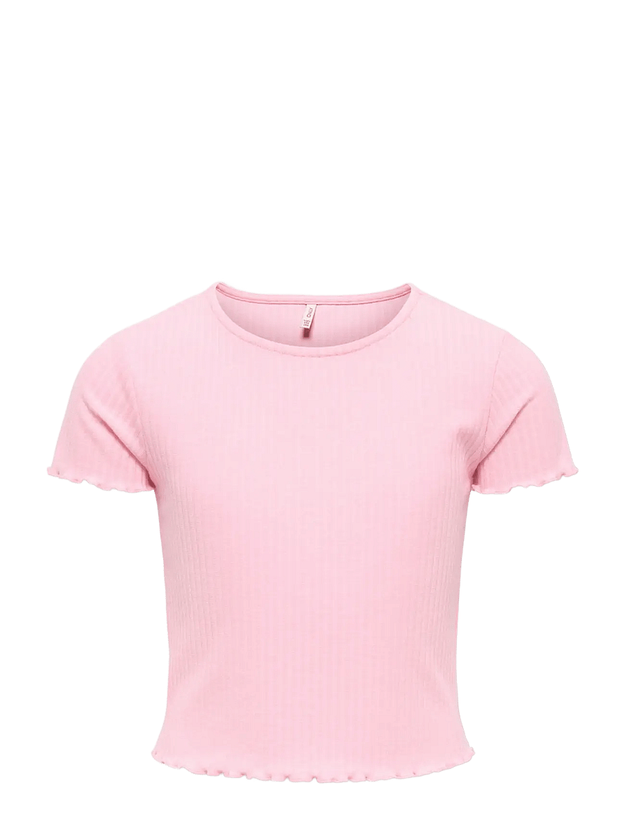 Kids Only - KOGNELLA S/S O-NECK TOP NOOS JRS - kortærmede t-shirts - romance rose - 1
