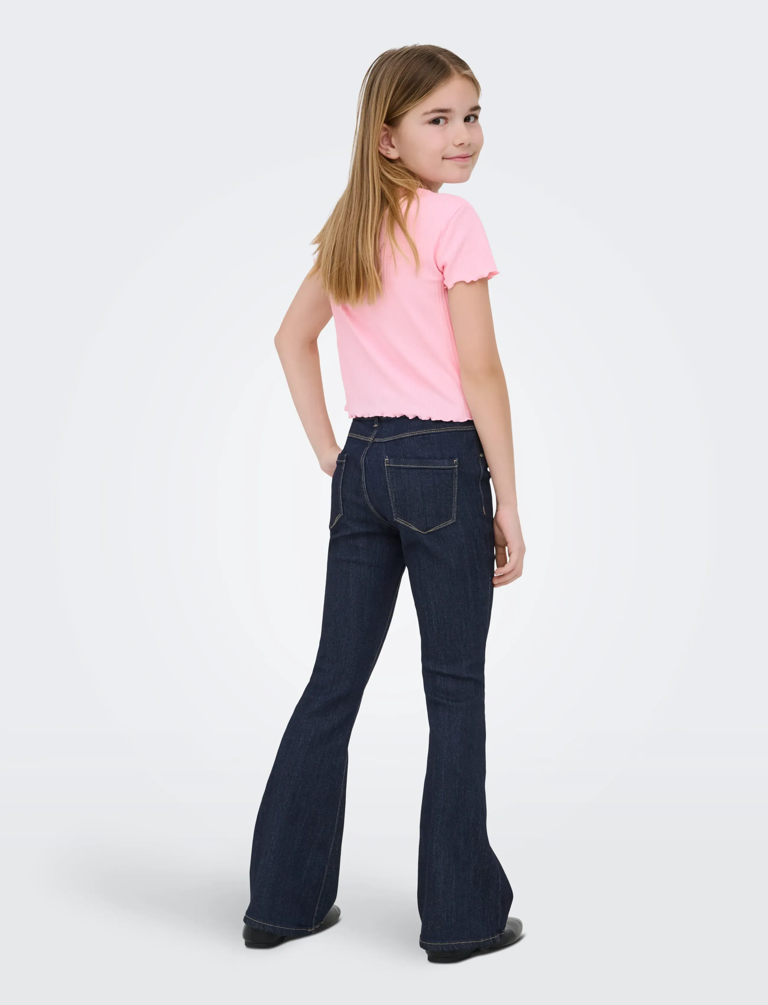 Kids Only - KOGNELLA S/S O-NECK TOP NOOS JRS - kortærmede t-shirts - romance rose - 3