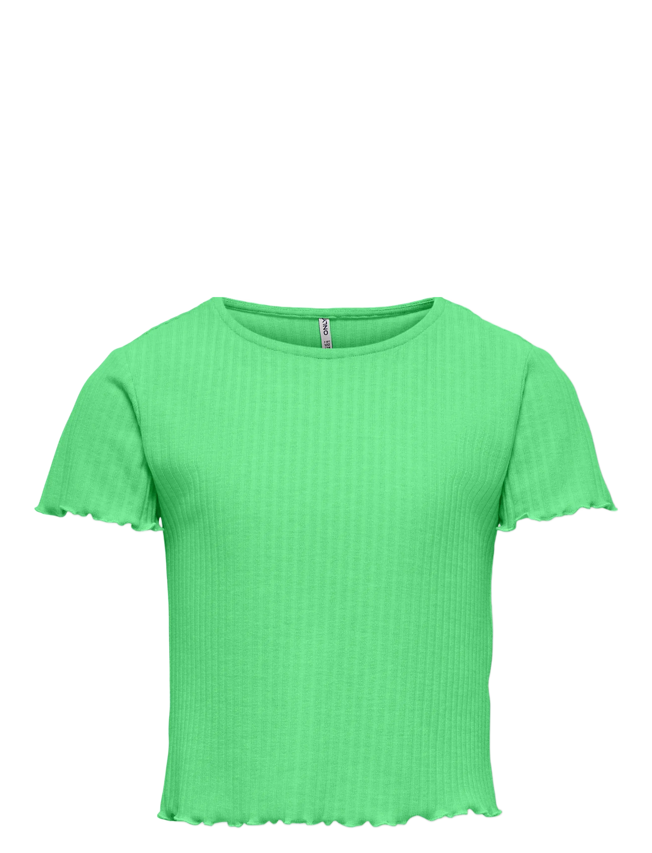 Kids Only KOGNELLA S/S O-NECK TOP NOOS JRS - Toppe og t-shirts - SPRING BOUQUET / green