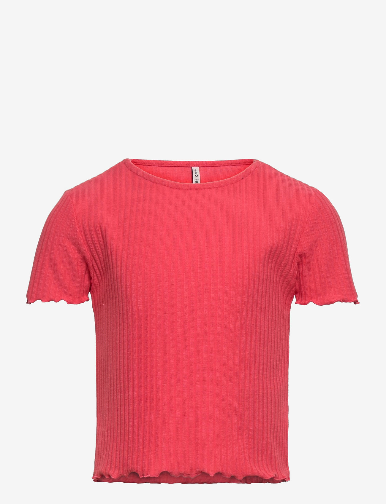 Kids Only KOGNELLA S/S O-NECK TOP NOOS JRS - Alussärgid - SUGAR CORAL / pink/rose