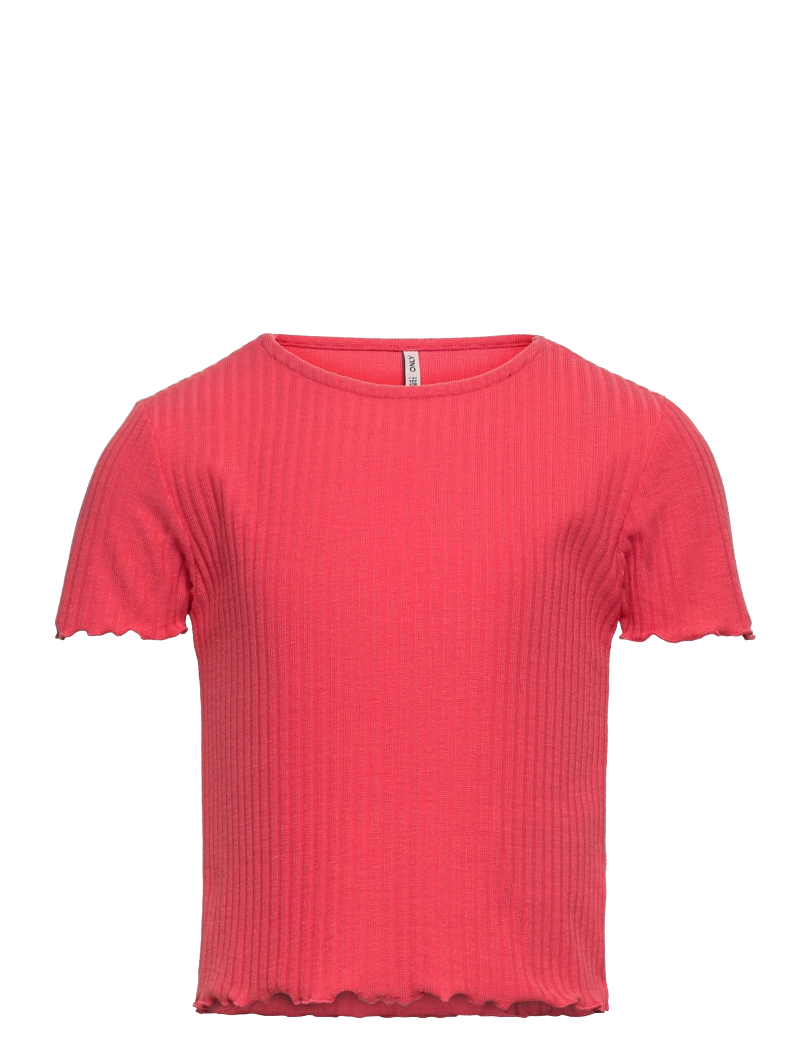 Kids Only KOGNELLA S/S O-NECK TOP NOOS JRS - Tøj - SUGAR CORAL / pink/rose