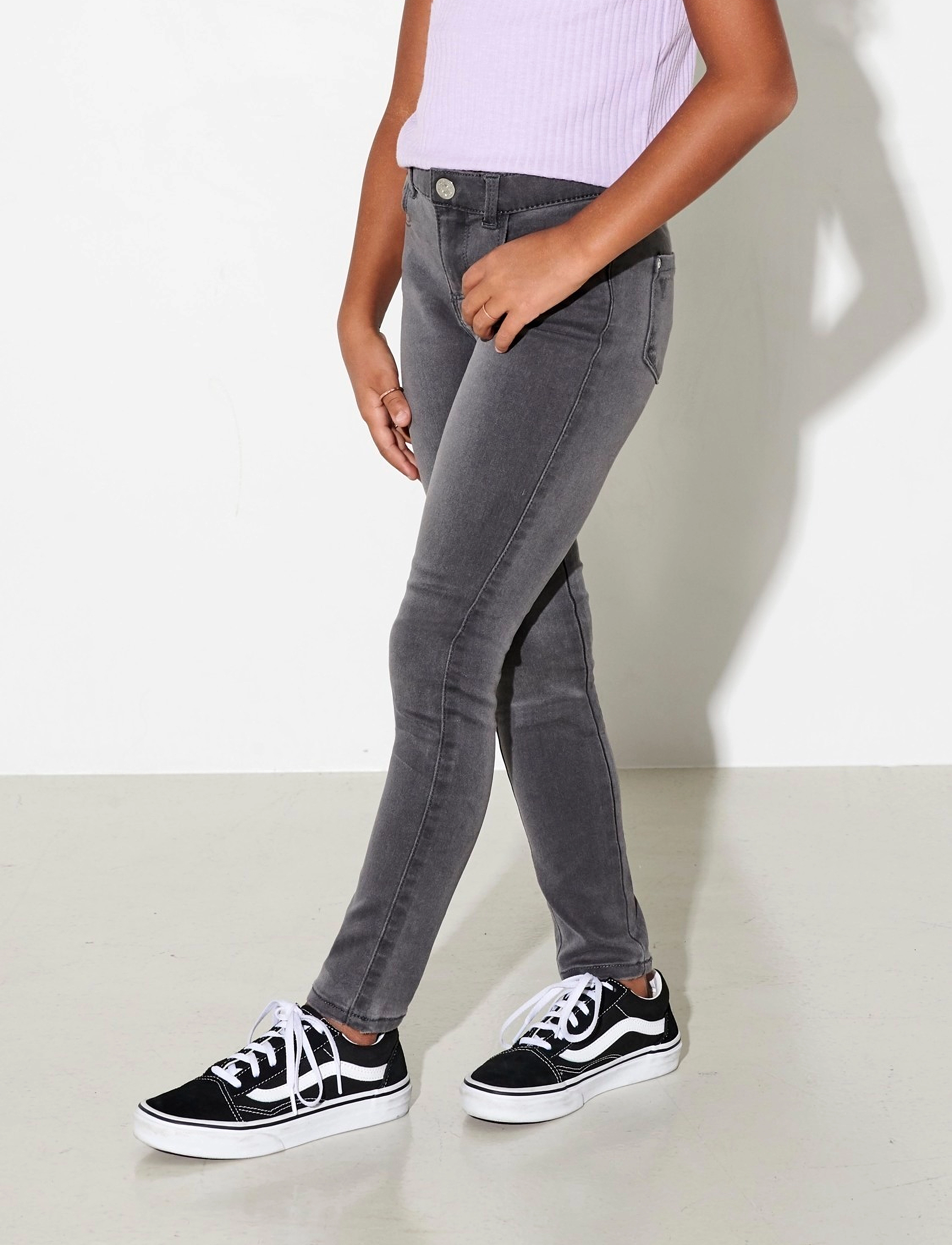 Kids Only - KONROYAL LIFE REG SKINNY BJ312 NOOS - jeans skinny - dark grey denim - 5