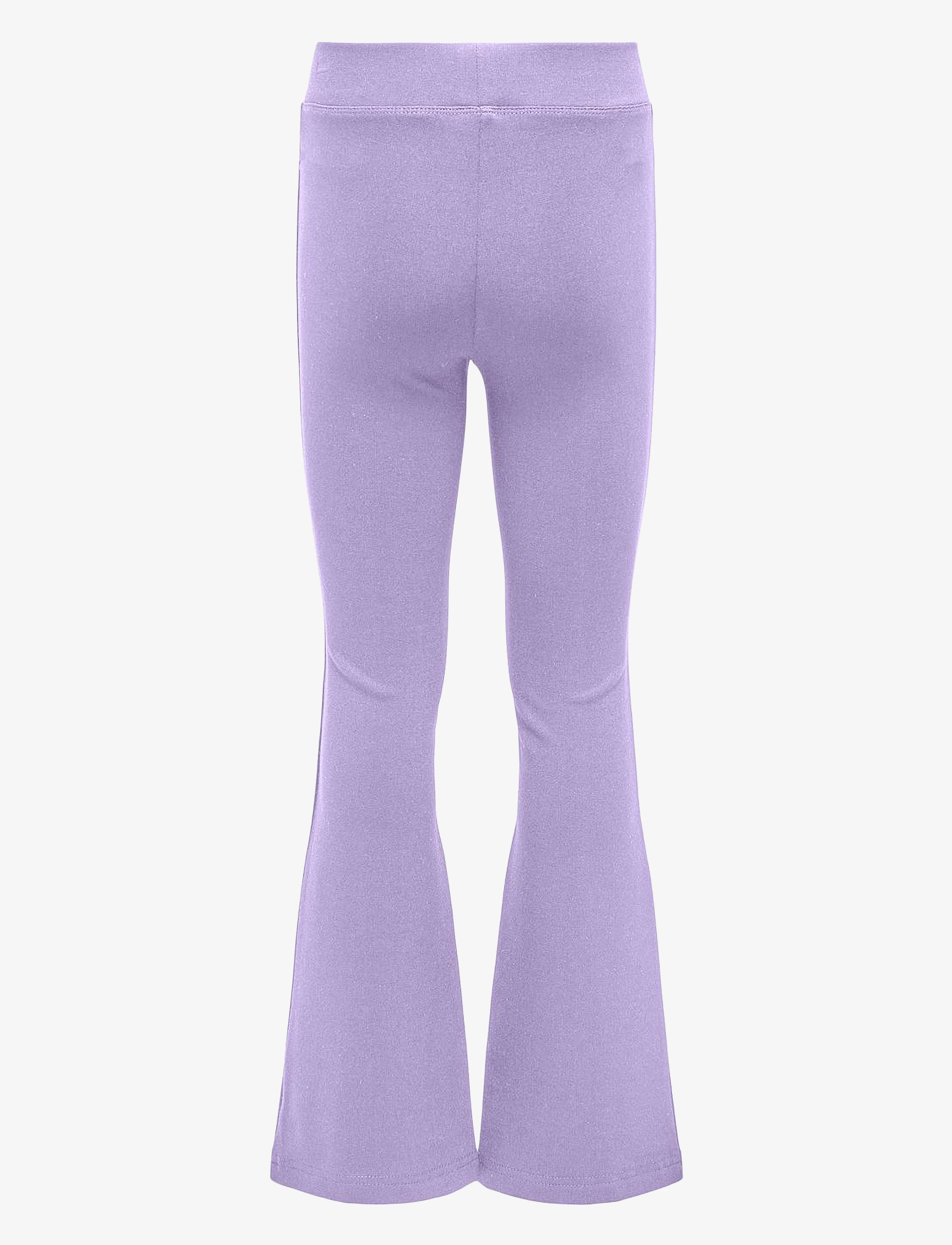 Kids Only - KOGPAIGE LIFE FLARED SLIT PANT PNT - purple rose - 1