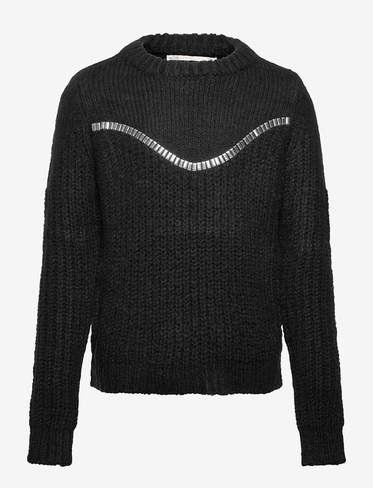 Kids Only - KONCOLETTE L/S O-NECK PULLOVER KNT - black - 0