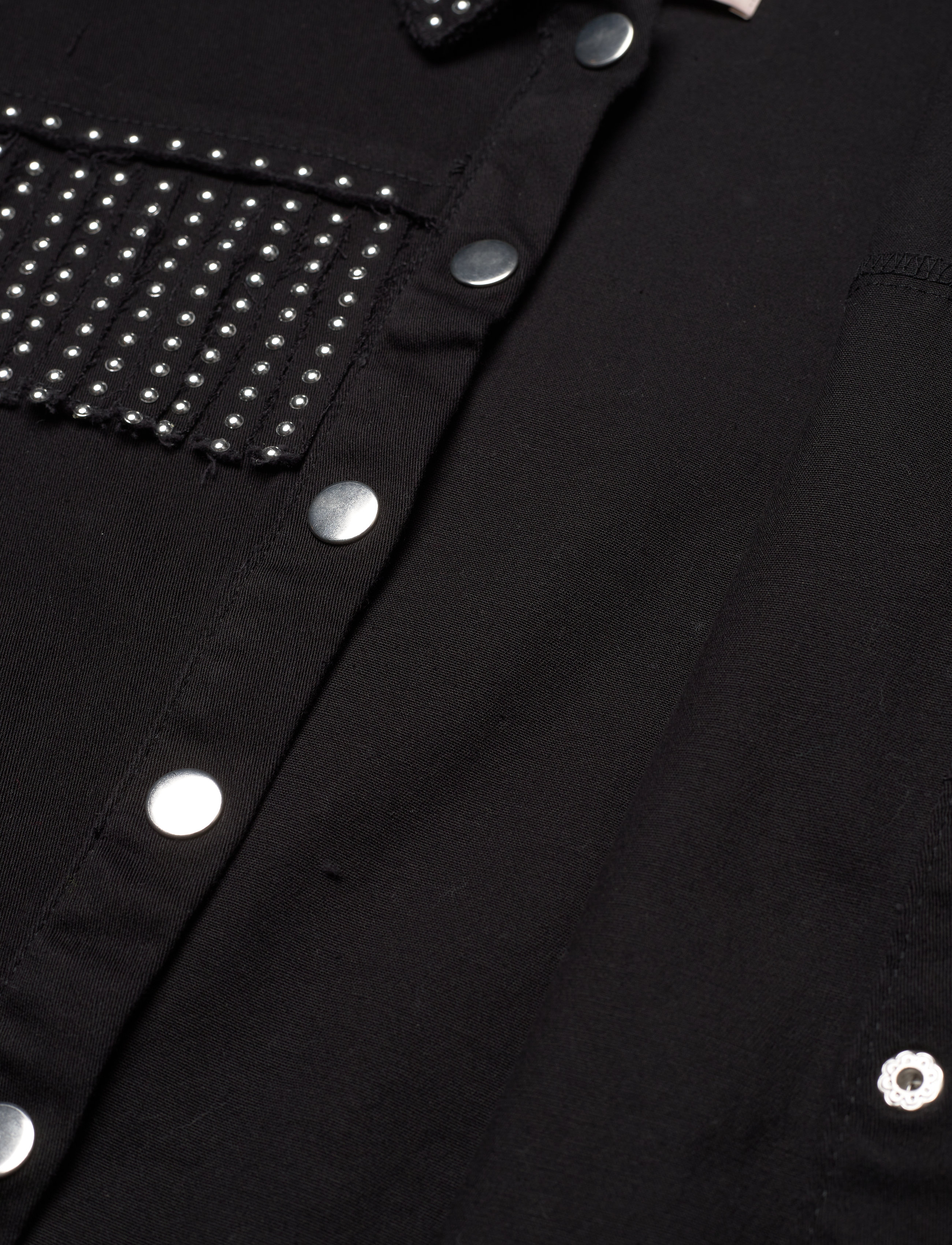 Kids Only - KONWOXER L/S FRILL COL SHIRT PNT - black - 3