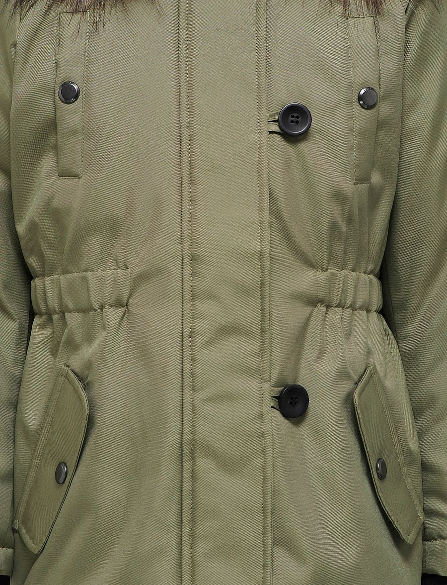 Kids Only - KOGIRIS LIFE FUR PARKA OTW NOOS - parkas - aloe - 2