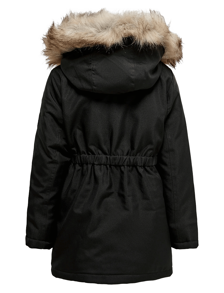 Kids Only - KOGIRIS LIFE FUR PARKA OTW NOOS - parkas - black - 2